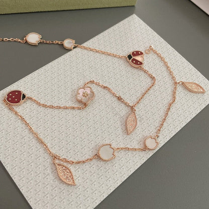 [Shinejoy]LUCKY SPRING 15 MOTIFS Shinejoy GOLD NECKLACE