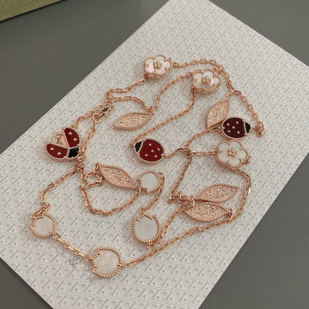 [Shinejoy]LUCKY SPRING 15 MOTIFS Shinejoy GOLD NECKLACE