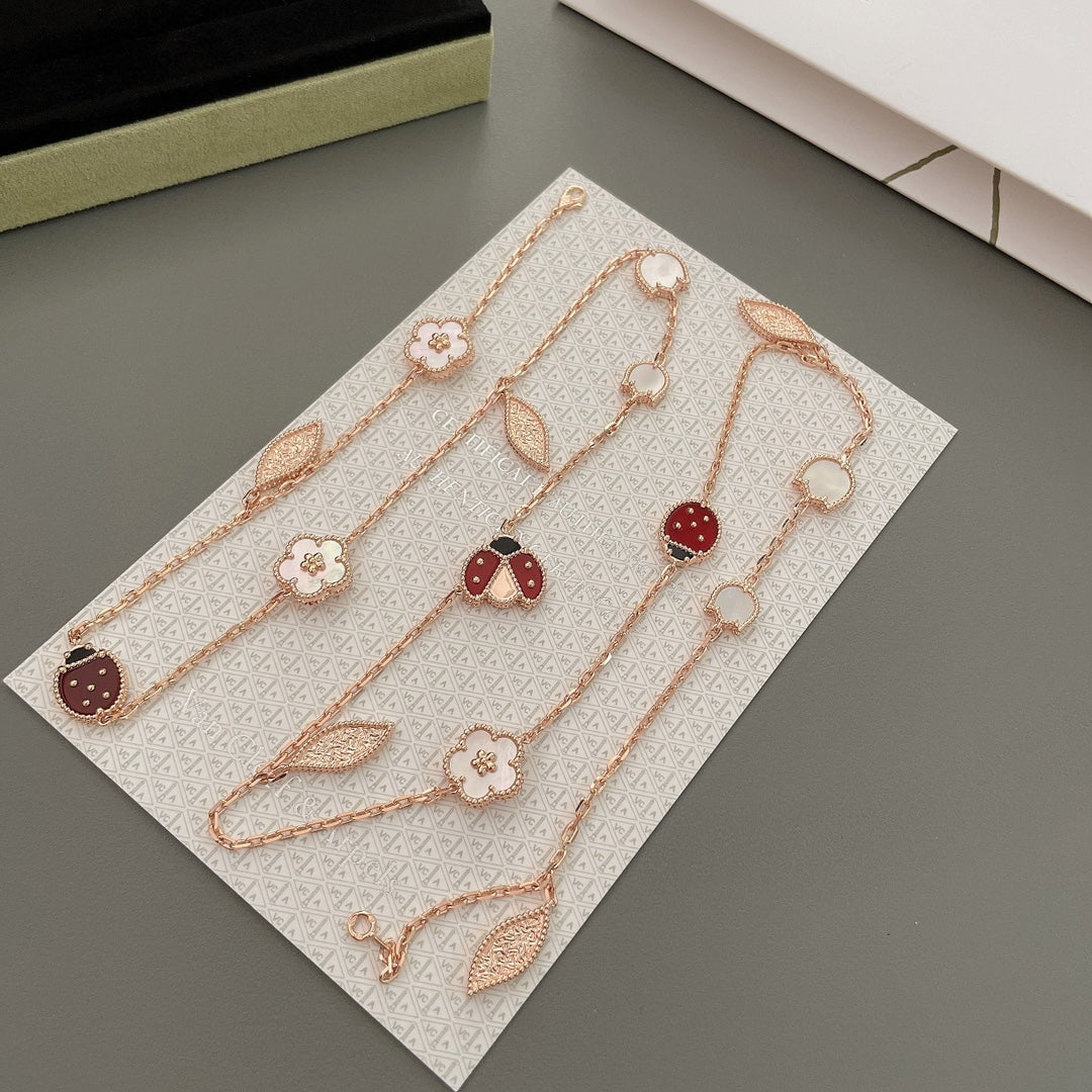 [Shinejoy]LUCKY SPRING 15 MOTIFS Shinejoy GOLD NECKLACE