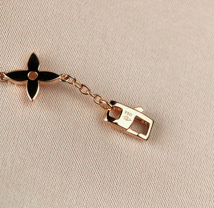 [Shinejoy]STAR AND SUN 7 MOTIFS GOLD BRACELET