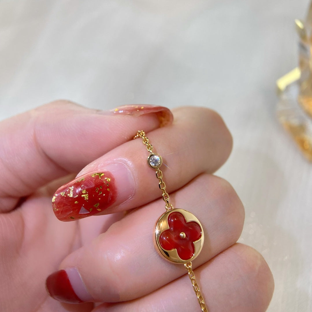 [Shinejoy]SUN PEDANT CARNELIAN BRACELET