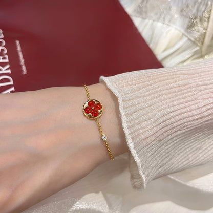 [Shinejoy]SUN PEDANT CARNELIAN BRACELET