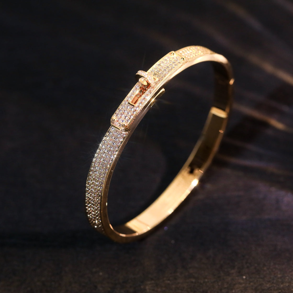 [Shinejoy]KELLY BRACELET DIAMOND PAVED