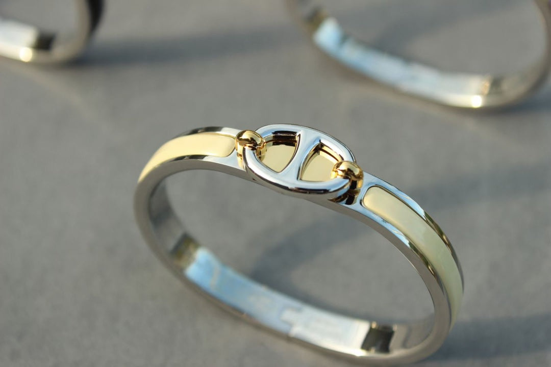 [Shinejoy]CLIC CHAINE SILVER BRACELET