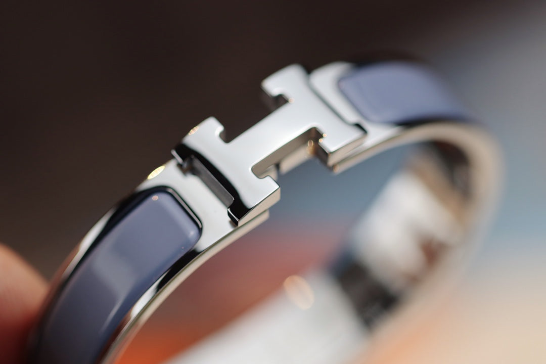 [Shinejoy]H BRACELET 12MM BLUE GRAY