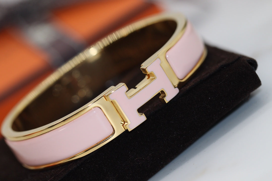 [Shinejoy]H BRACELET 12MM PINK