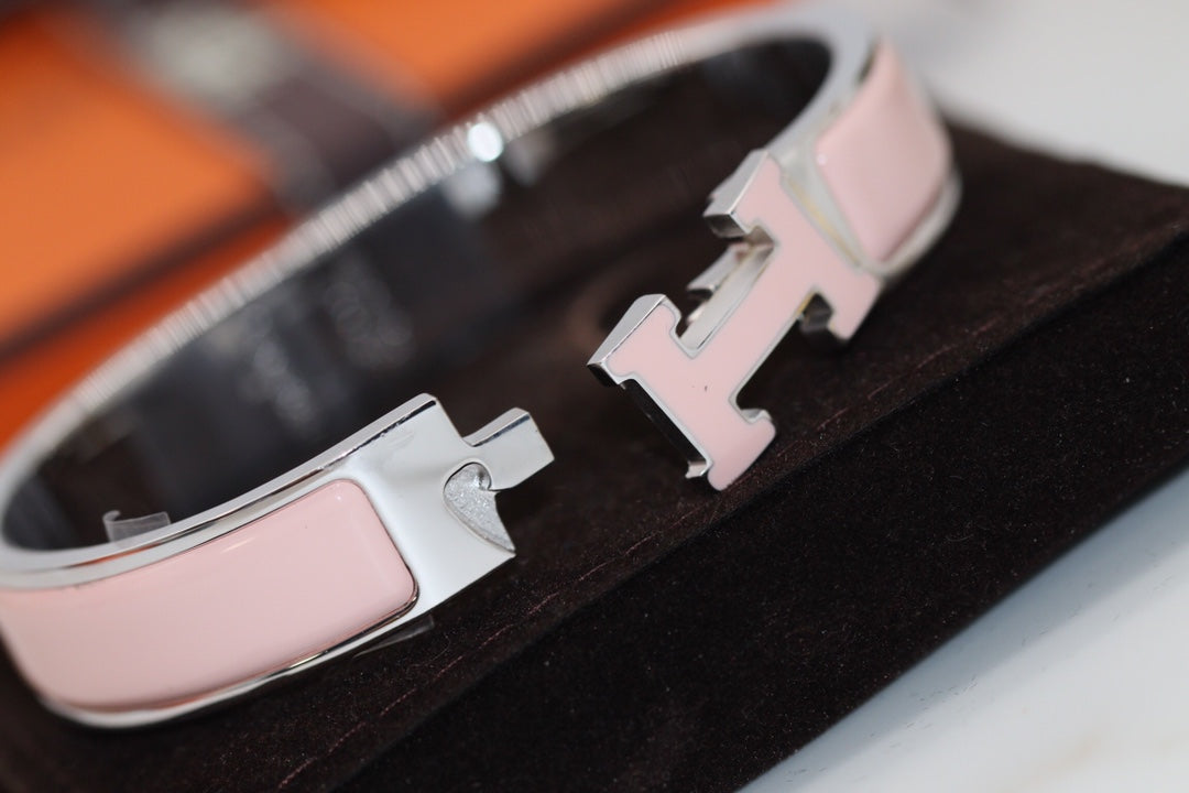 [Shinejoy]H BRACELET 12MM PINK