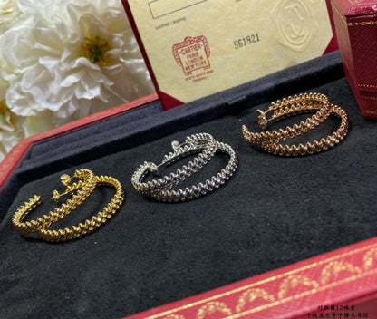 [Shinejoy]CLASH LARGE HOOP EARRINGS