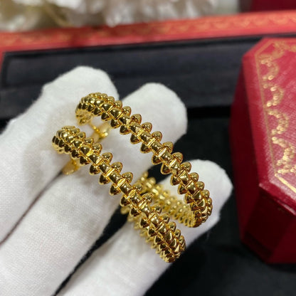 [Shinejoy]CLASH LARGE HOOP EARRINGS
