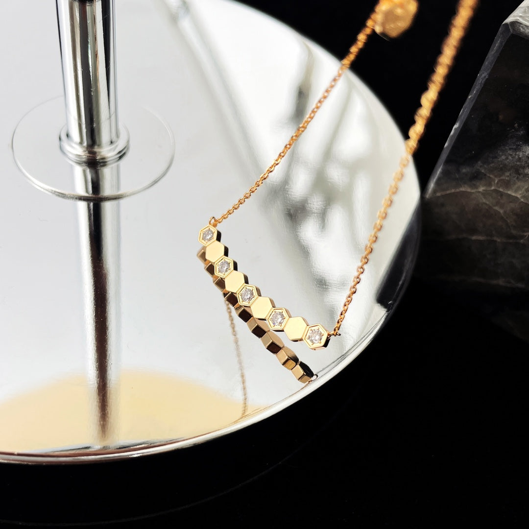[Shinejoy]BEE MY LOVE DIAMOND NECKLACE