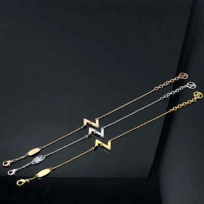 [Shinejoy]VOLT LV LOGO BRACELET