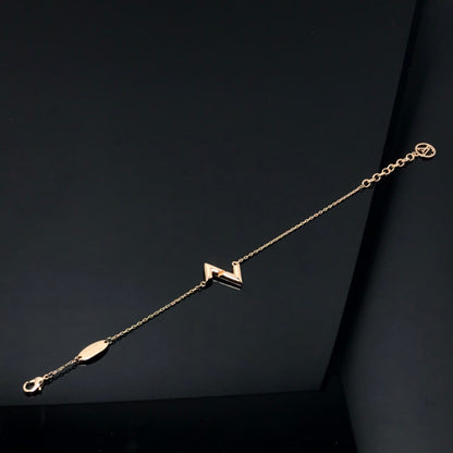 [Shinejoy]VOLT LV LOGO BRACELET