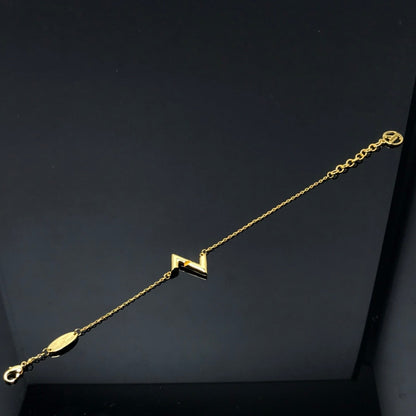 [Shinejoy]VOLT LV LOGO BRACELET