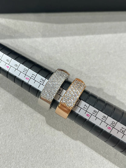 [Shinejoy]LIENS EVIDENCE  DIAMOND PAVED RING