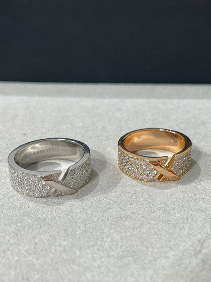 [Shinejoy]LIENS EVIDENCE  DIAMOND PAVED RING
