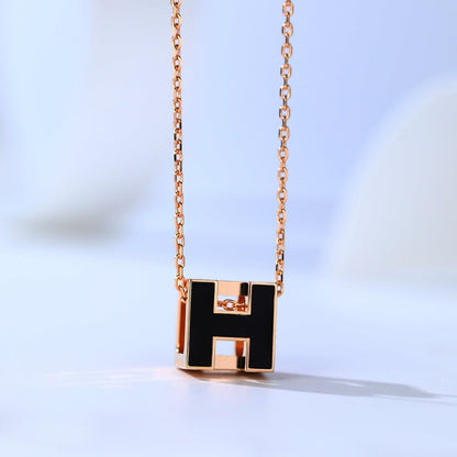 [Shinejoy]H CAGE PINK GOLD NECKLACE