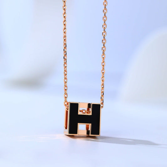 [Shinejoy]H CAGE PINK GOLD NECKLACE