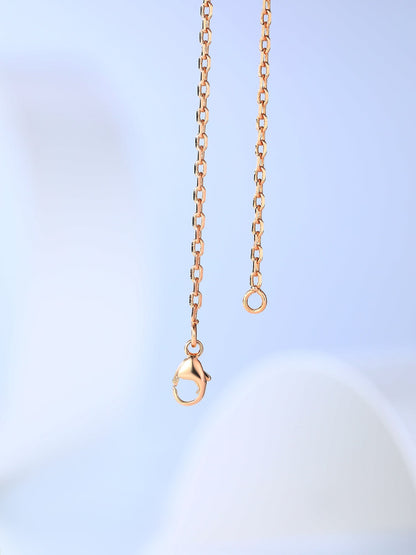 [Shinejoy]H CAGE PINK GOLD NECKLACE