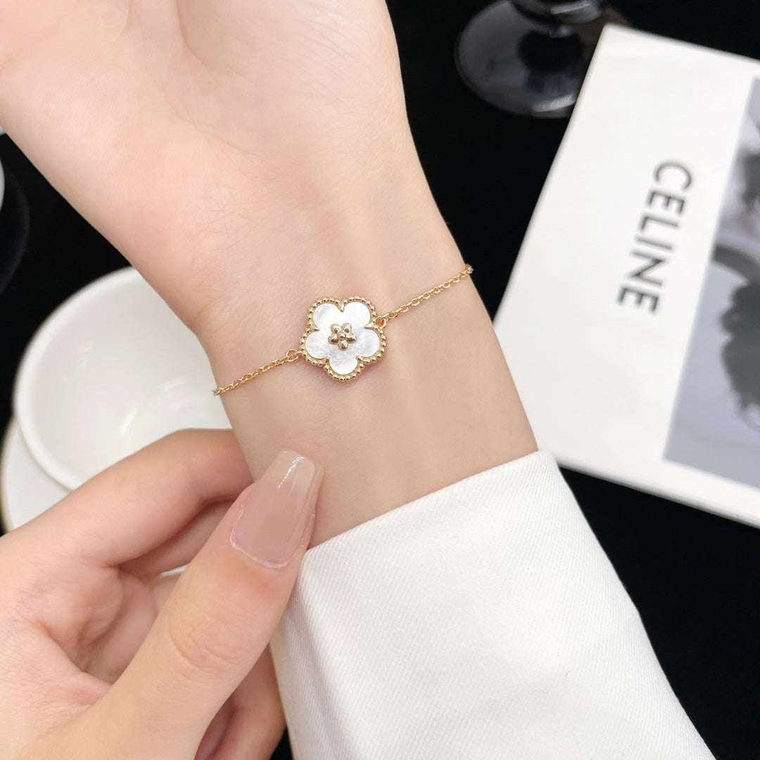 [Shinejoy]LUCKY SPRING Shinejoy GOLD MOP BRACELET