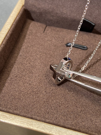 [Shinejoy]LIENS DIAMOND SILVER NECKLACE
