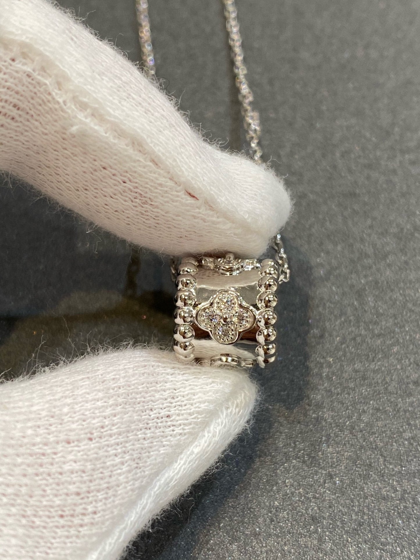 [Shinejoy]PERLEE PEDANT SIVLER DIAMOND NECKLACE