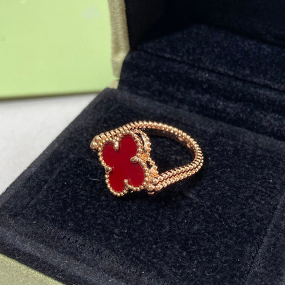 [Shinejoy]CLOVER RIVERSIBLE Shinejoy GOLD RING