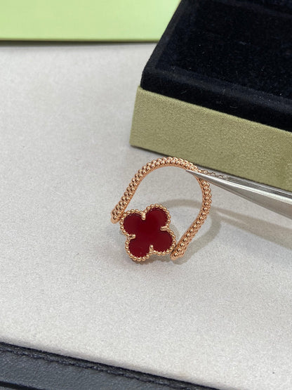 [Shinejoy]CLOVER RIVERSIBLE Shinejoy GOLD RING