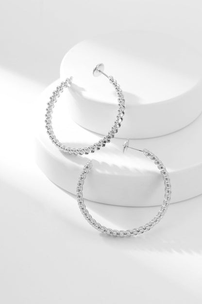 [Shinejoy]CLASH HOOP EARRINGS