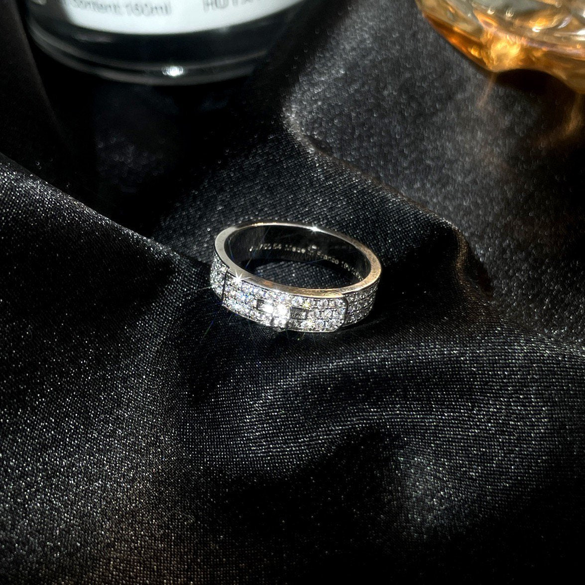 [Shinejoy]KELLY SILVER DIAMOND RING