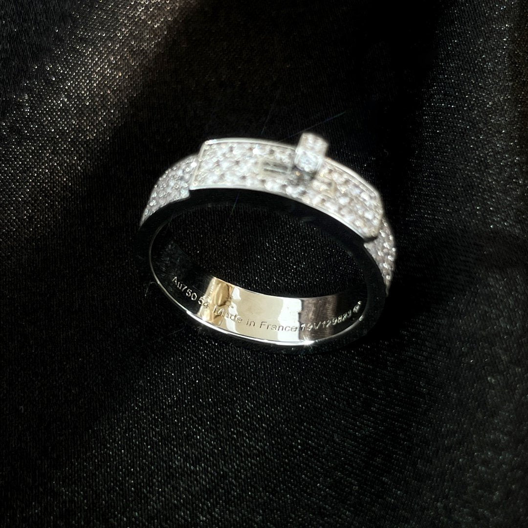 [Shinejoy]KELLY SILVER DIAMOND RING