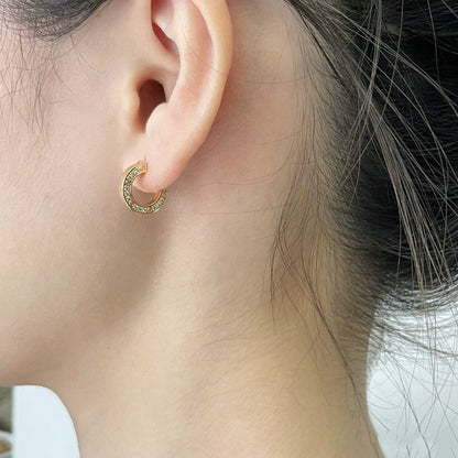 [Shinejoy]LOVE DIAMOND EARRINGS