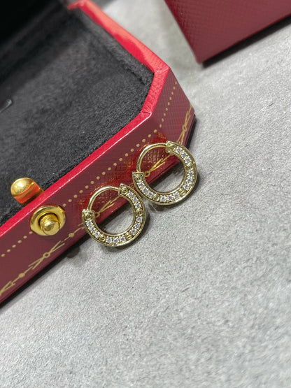 [Shinejoy]LOVE DIAMOND EARRINGS