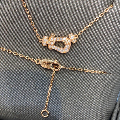 [Shinejoy]FORCE 10 DIAMOND PINK GOLD NECKLACE MINI MODEL