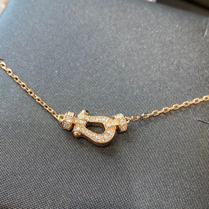 [Shinejoy]FORCE 10 DIAMOND PINK GOLD NECKLACE MINI MODEL