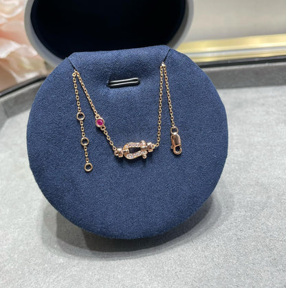 [Shinejoy]FORCE 10 DIAMOND CHAIN LINK PINK GOLD BRACELET