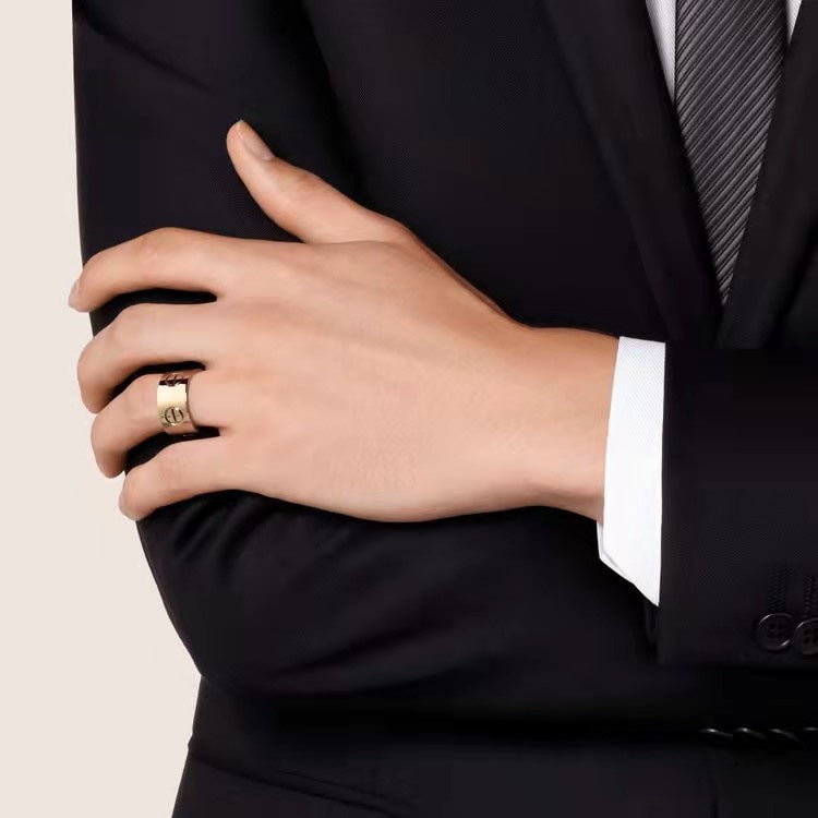 [Shinejoy]LOVE 11MM LARGE RING