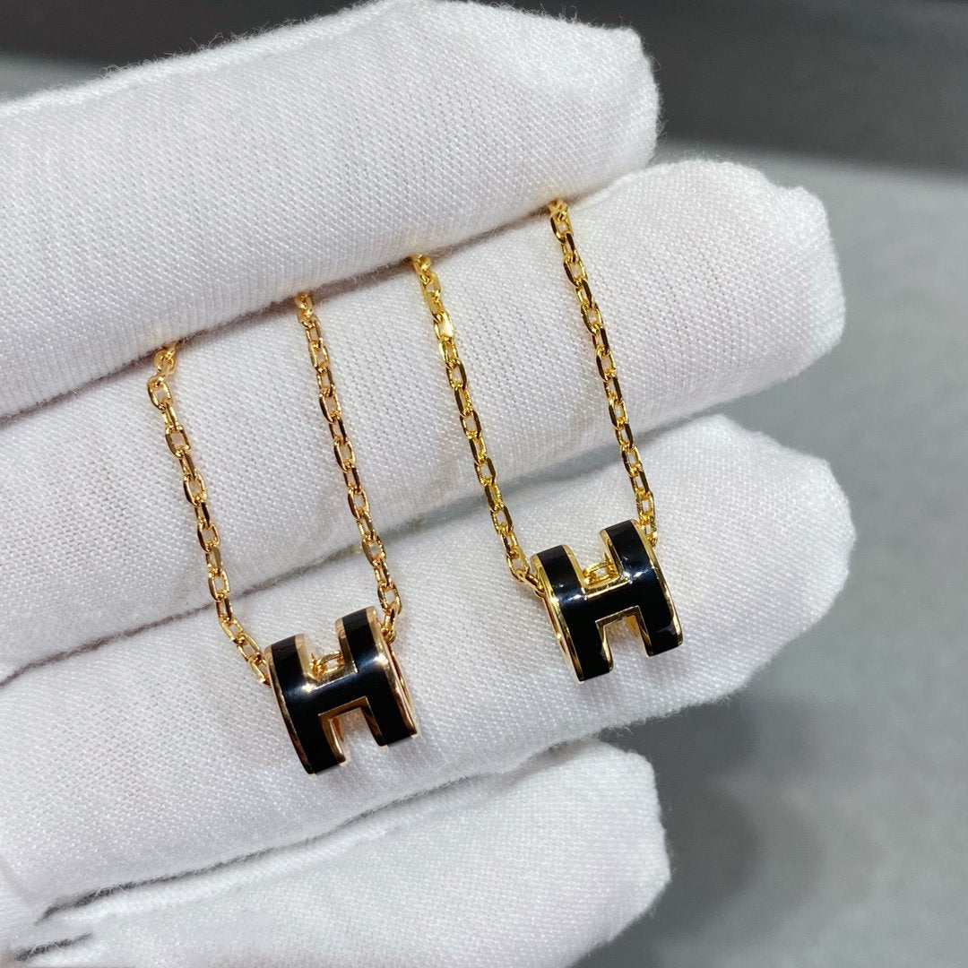[Shinejoy]MINI POP H NECKLACE
