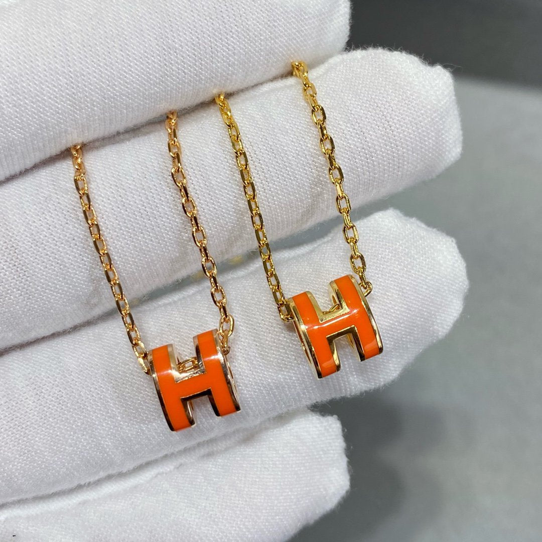 [Shinejoy]MINI POP H NECKLACE