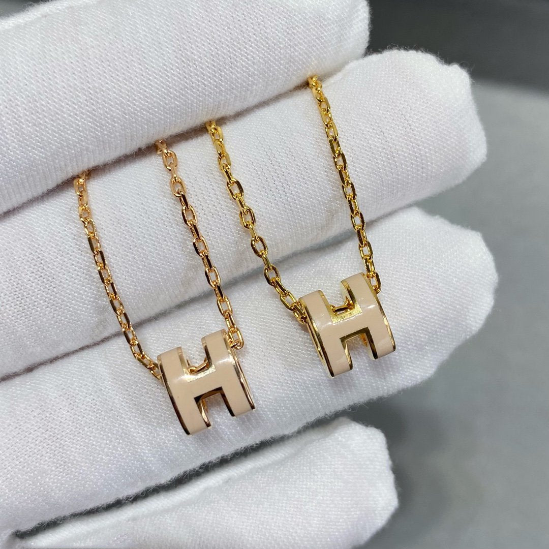 [Shinejoy]MINI POP H NECKLACE