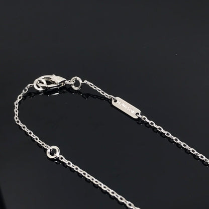 [Shinejoy]CLOVER PIETERSITE SILVER LONG NECKLACE