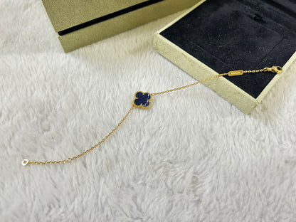 [Shinejoy]CLOVER 1 MOTIF PIETERSITE BRACELET