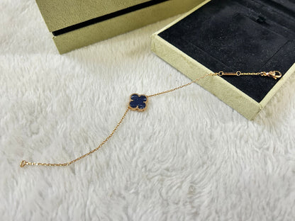 [Shinejoy]CLOVER 1 MOTIF PIETERSITE BRACELET