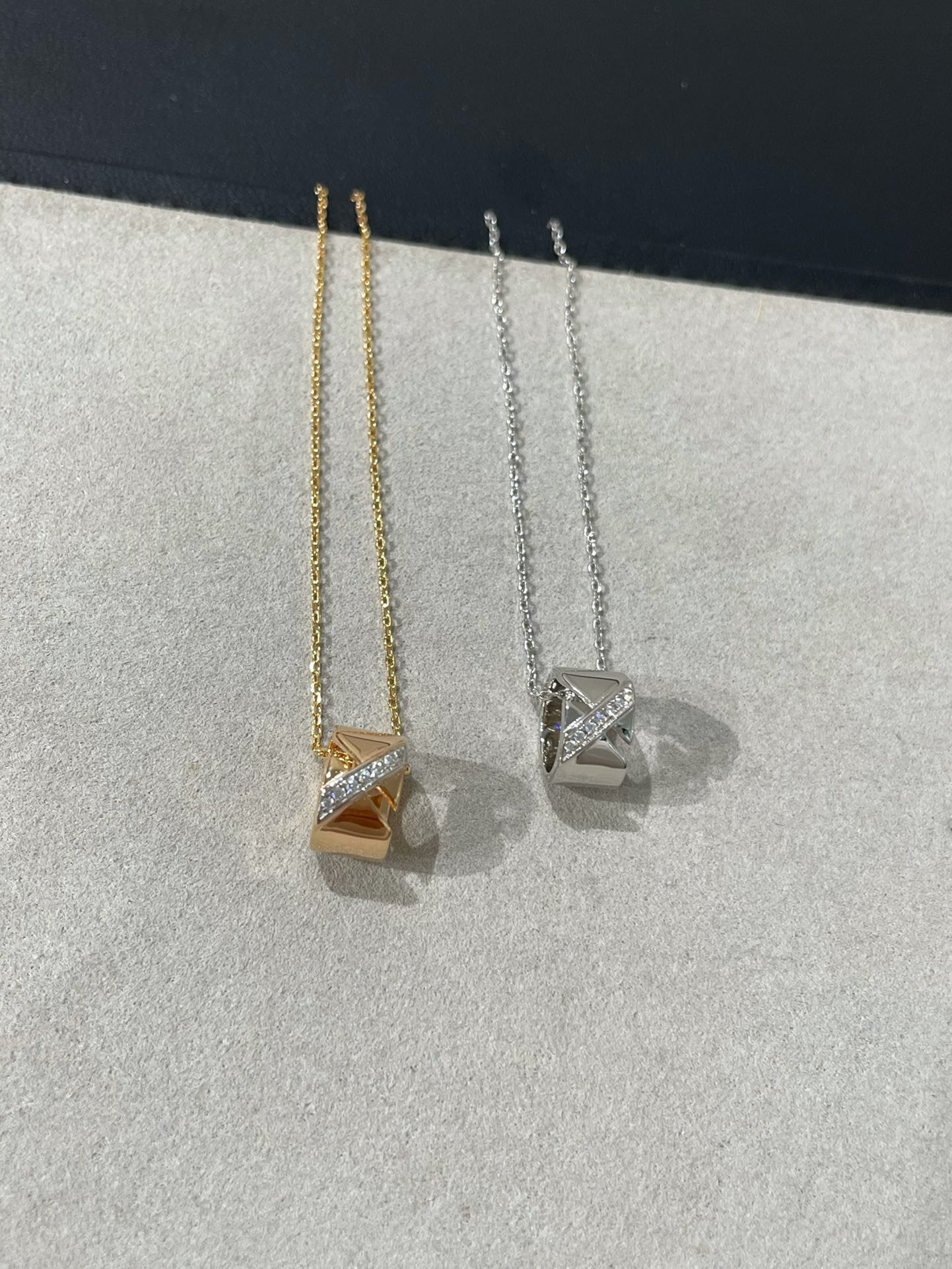 [Shinejoy]LIENS EVIDENCE DIAMOND NECKLACE