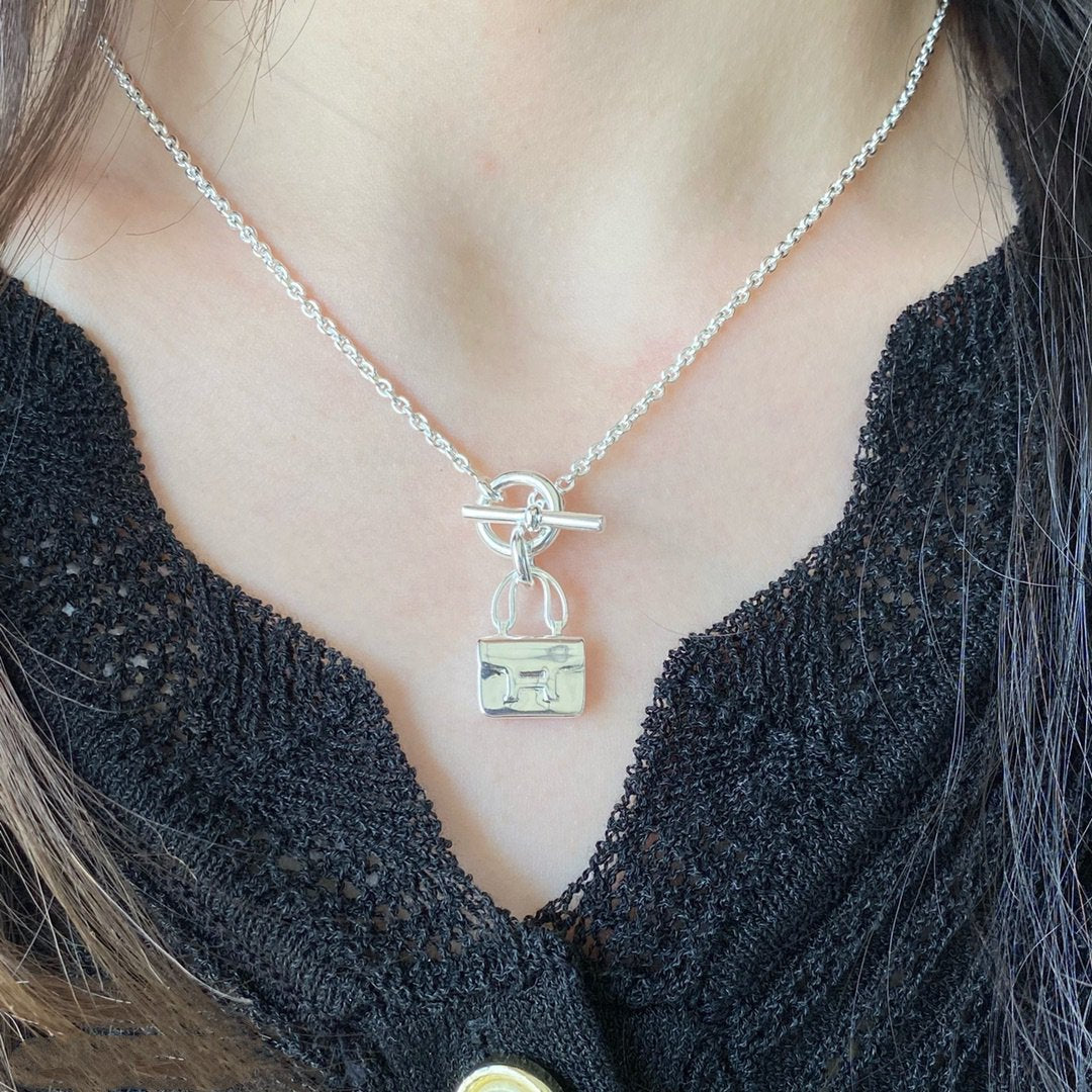 [Shinejoy]CONSTANCE PEDANT SILVER NECKLACE