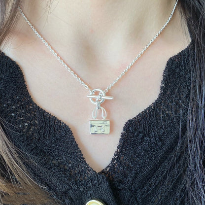[Shinejoy]CONSTANCE PEDANT SILVER NECKLACE