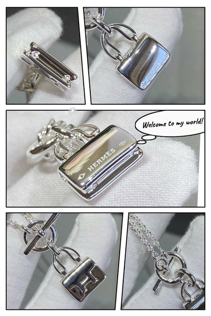 [Shinejoy]CONSTANCE PEDANT SILVER NECKLACE