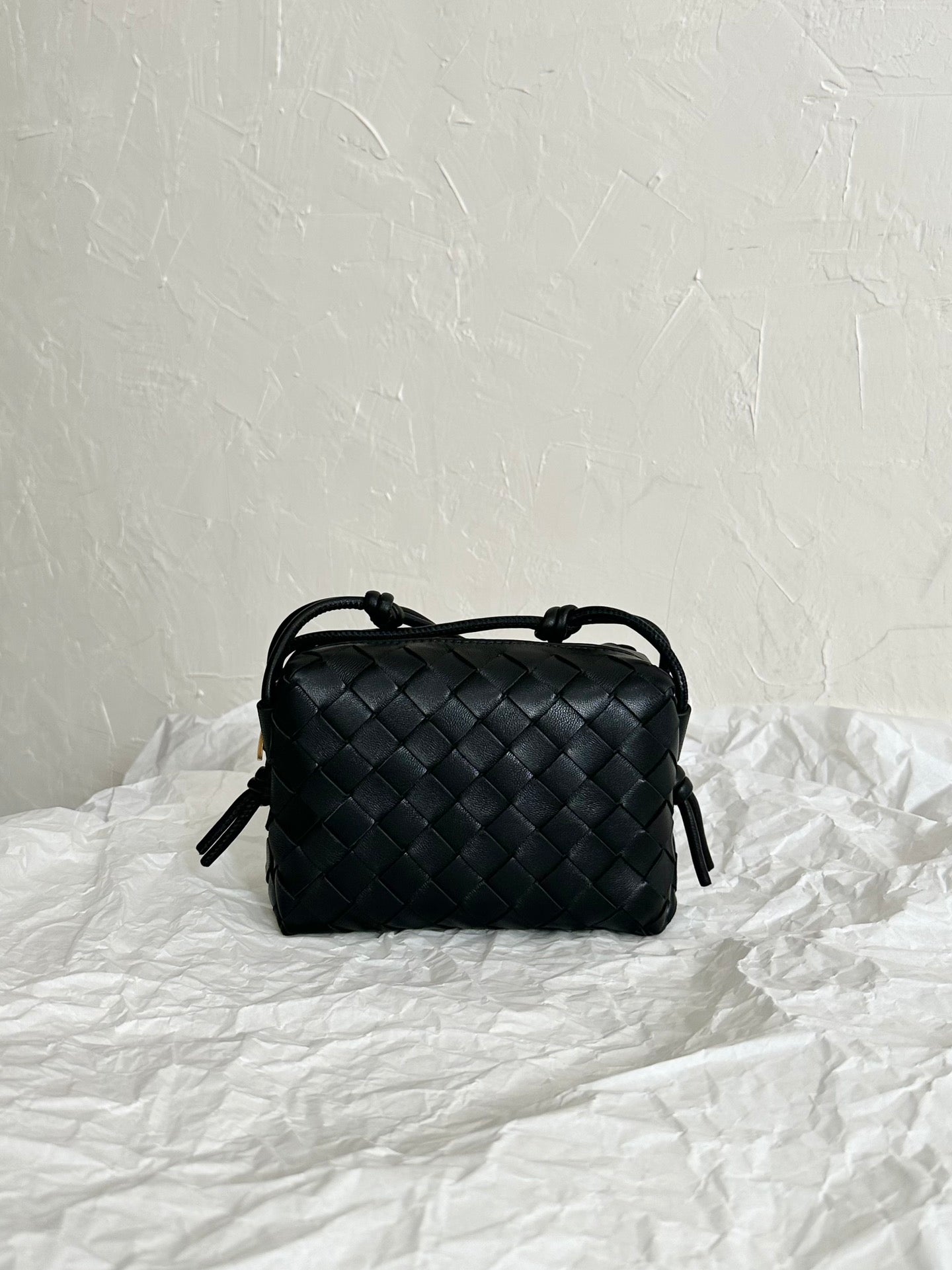 BV LOOP MINI 17CM CUIR DE VEAU NOIR