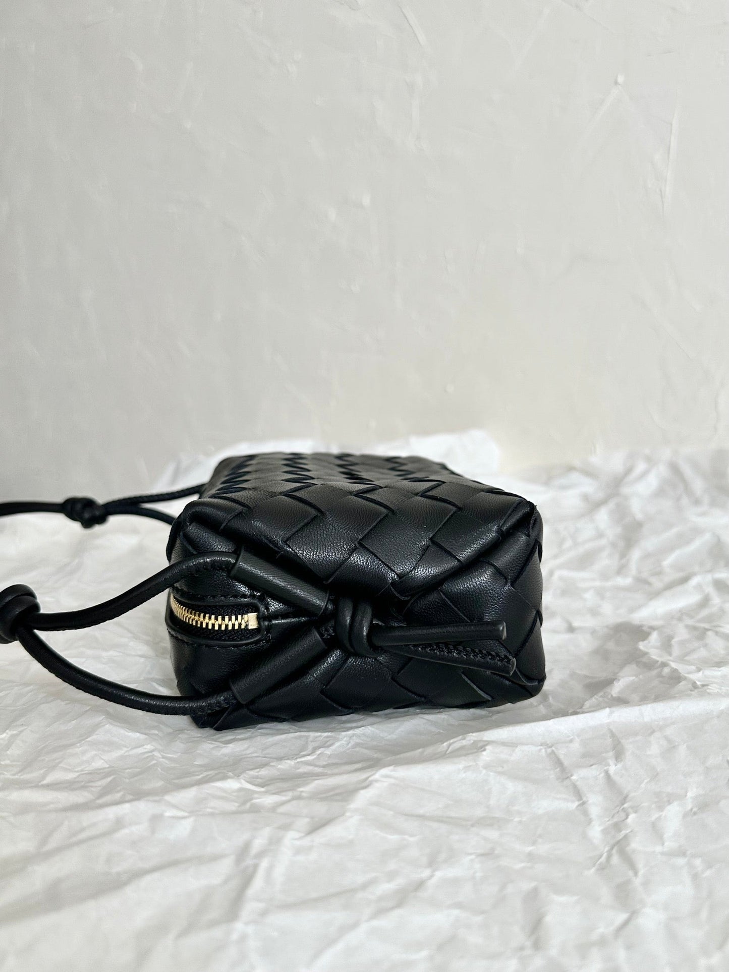 BV LOOP MINI 17CM CUIR DE VEAU NOIR