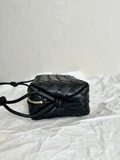BV LOOP MINI 17CM CUIR DE VEAU NOIR