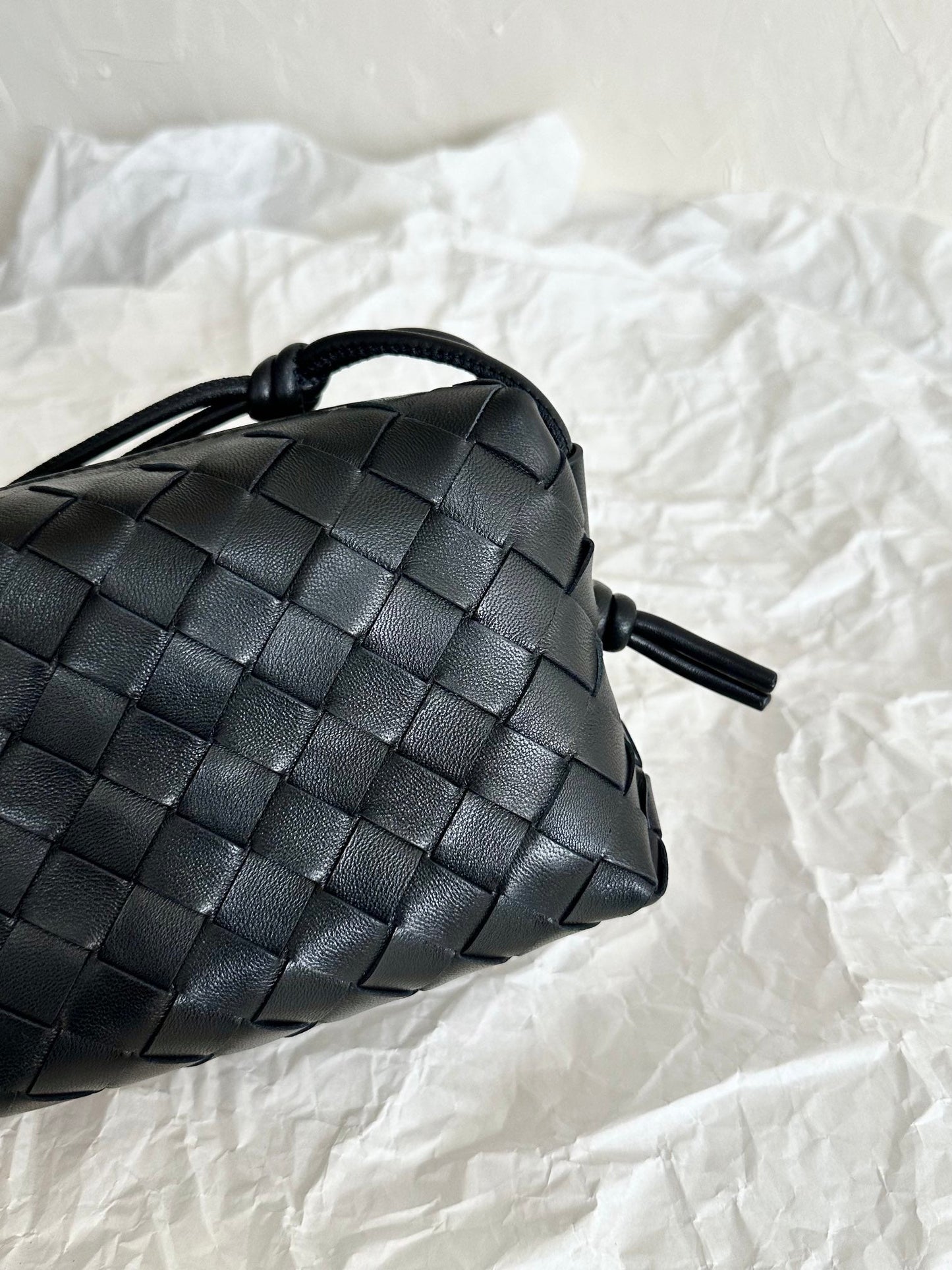 BV LOOP MINI 17CM CUIR DE VEAU NOIR